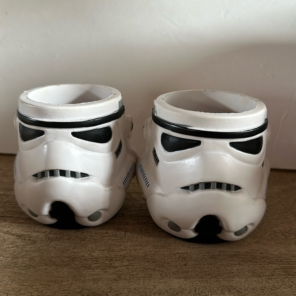 2 NEW STAR WARS Stormtrooper Foam Helmet Can Coolers